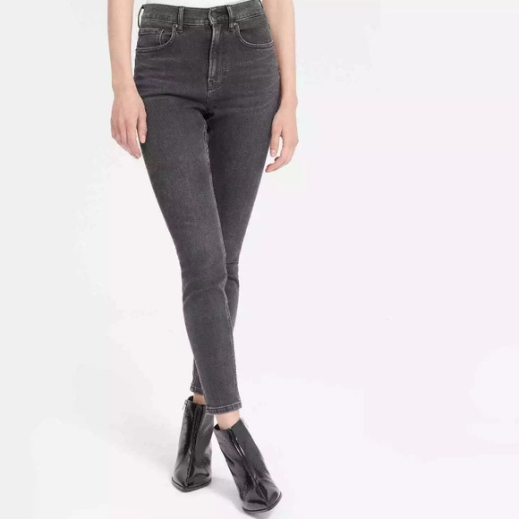 Everlane Gray Mid- Rise Classic Skinny Jean - Picture 2 of 10